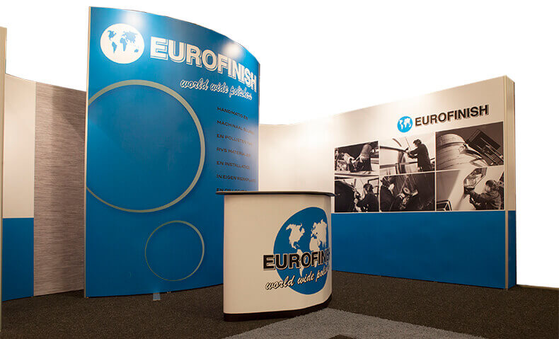 de stand van de afdeling Eurofinish.