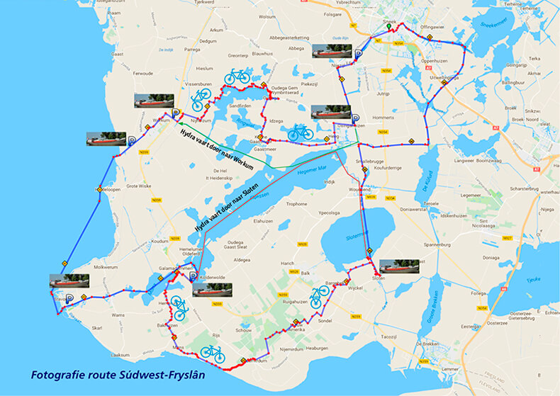 Route Fotografie weekend SudWest Fryslân