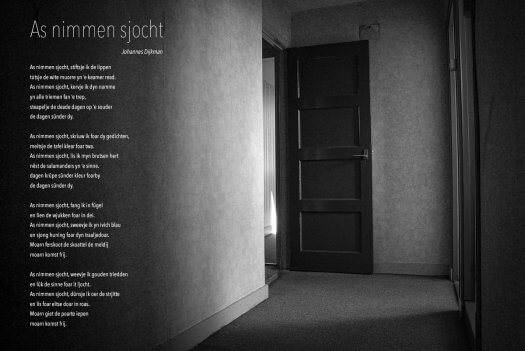 06 Frysk gedicht Afuk zwartwit fotografie ANJ Johannes Dijkstra kopie  ren 525x351